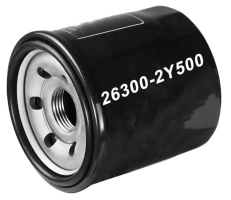 OE 26300-02501 ハンダイ 26300 2Y500 メタルとフィルター紙 材料 オイルフィルター